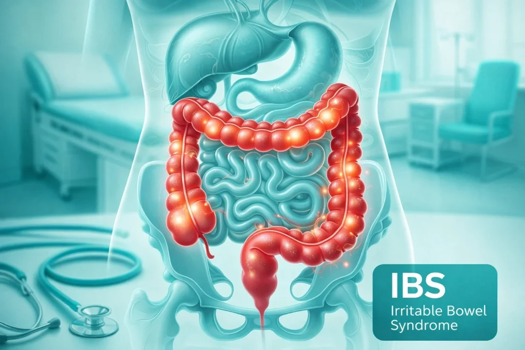 متلازمة القولون العصبي: الأسباب، الأعراض، والعلاج